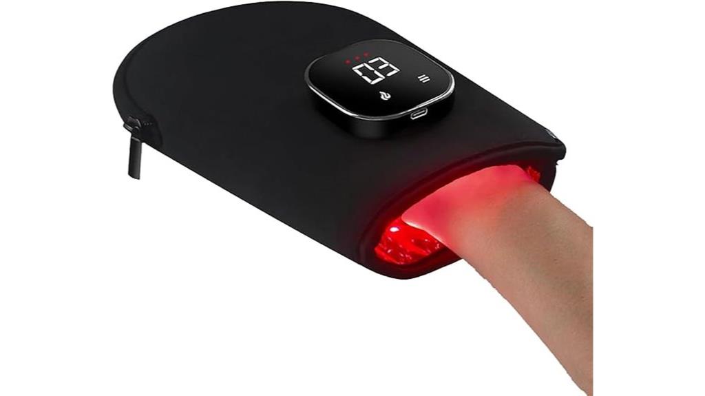red light therapy glove