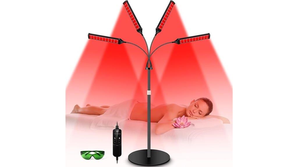 red light therapy lamp