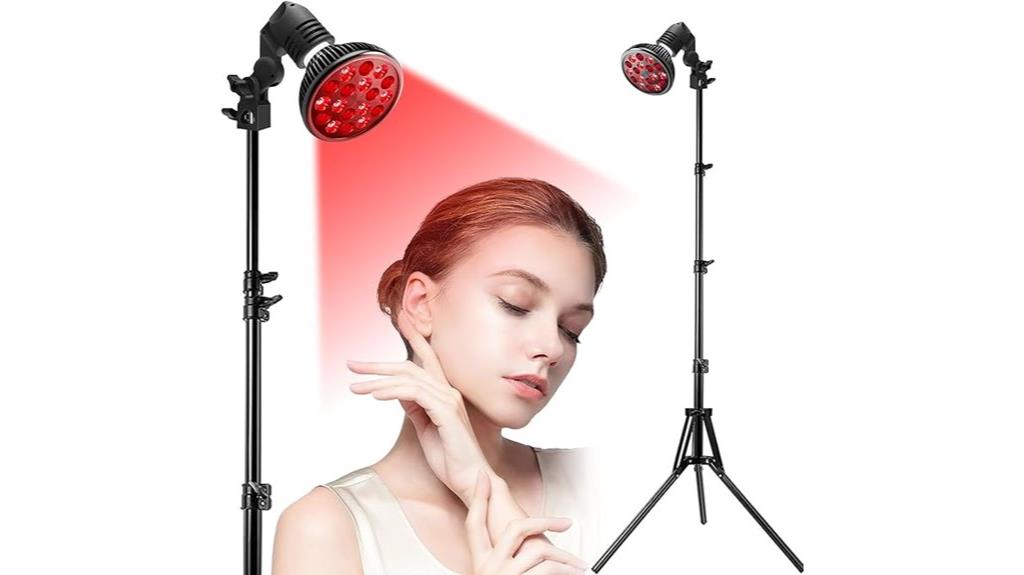 red light therapy lamp