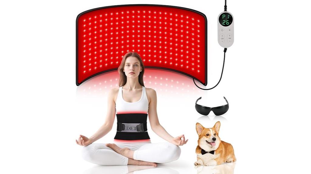 red light therapy pad