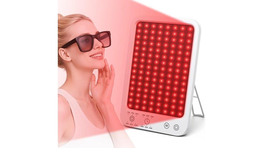 red light therapy stand