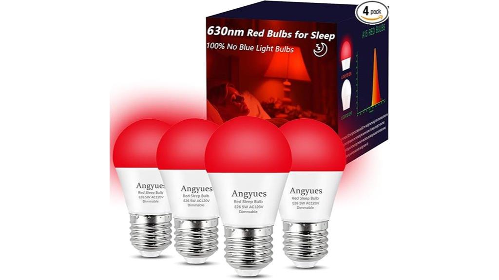 red sleep bulb pack