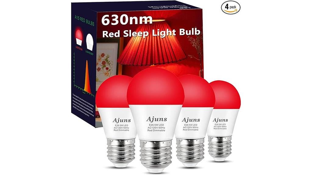 red sleep dimmable bulbs