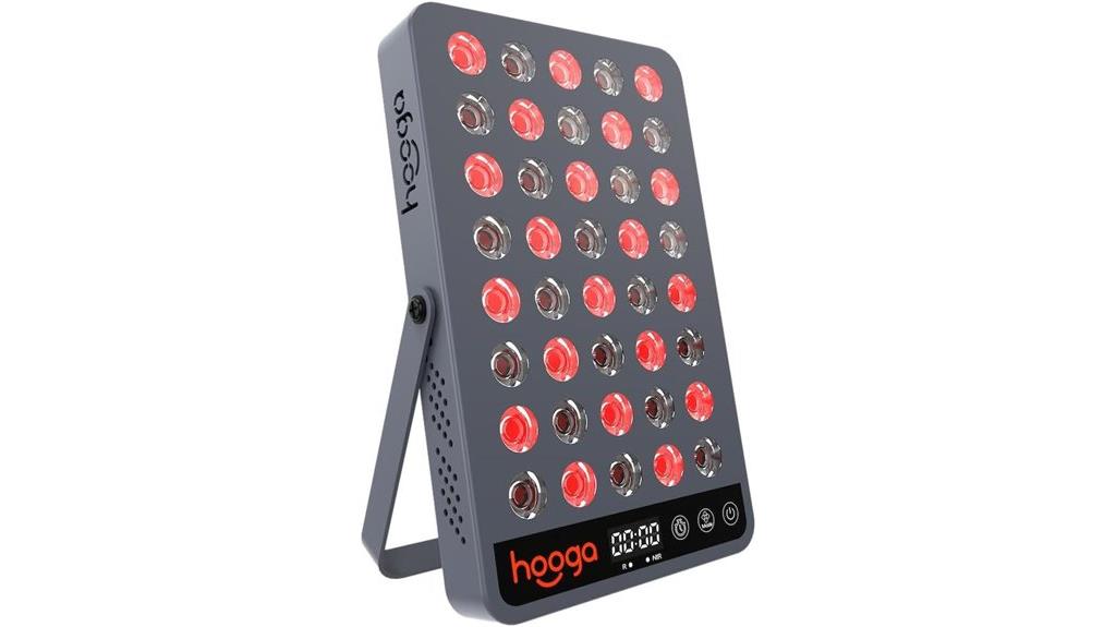 red therapy panel stand