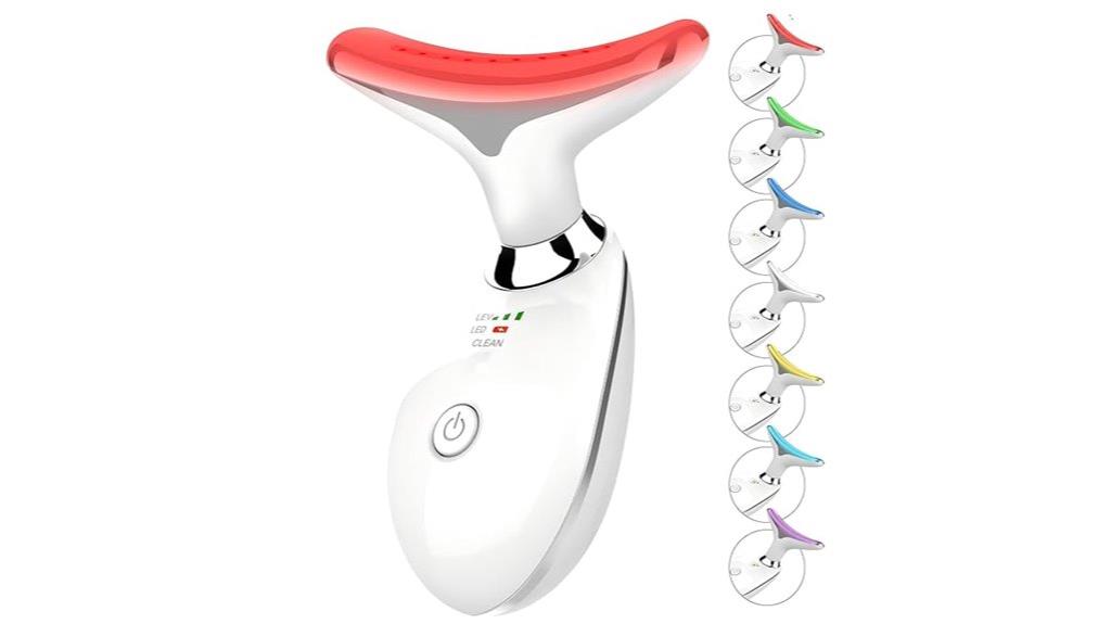seven color facial massager