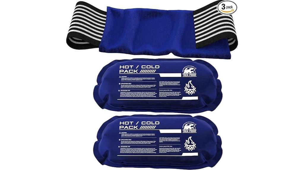 three piece ice pack set
