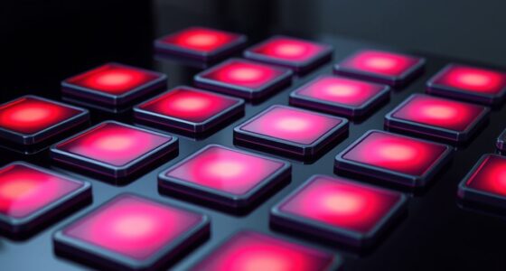 top red near infrared light panels