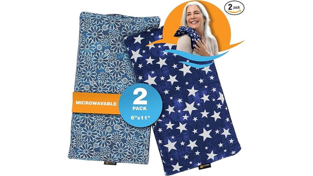 two pack microwave heating pads
