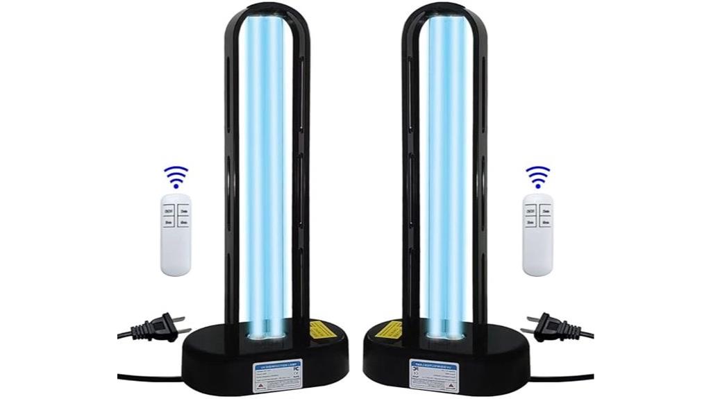 uv c germicidal lamp pack