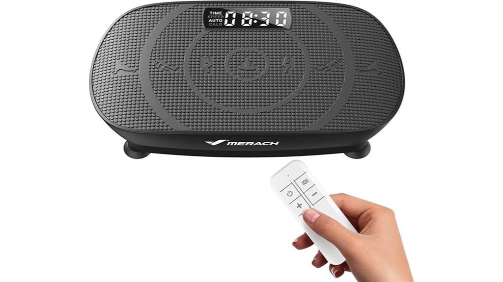 vibration plate with led