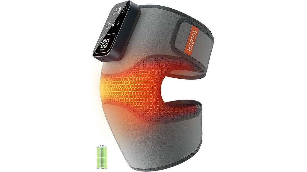 wireless heated knee massager