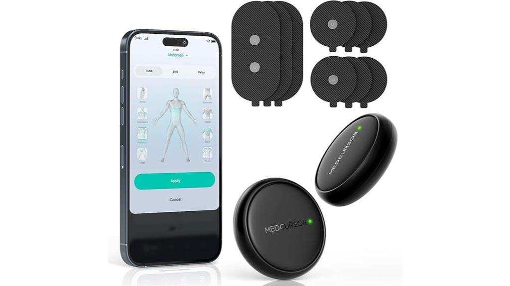 wireless tens unit control
