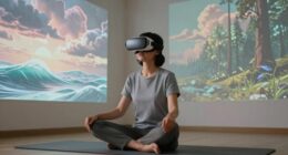 engaging immersive meditation experience