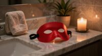 evening routine with mask