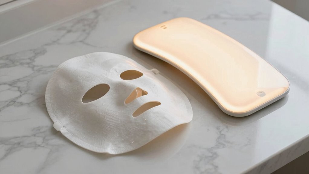 face masks vs light panels