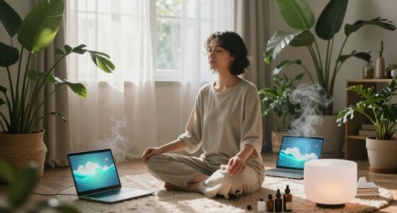 intentional breathing with technology