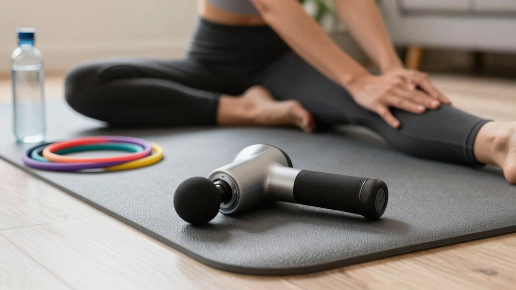 massage gun vs stretching