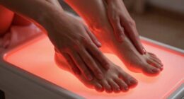 red light therapy application