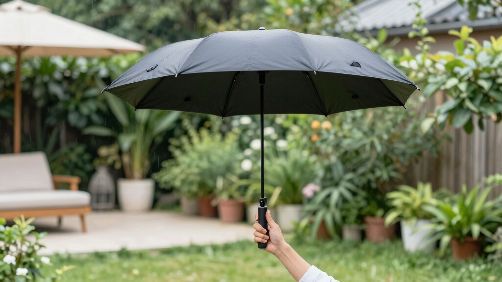 Autonomous Flying Umbrella Follows And Shields Users From Rain And Sunlight