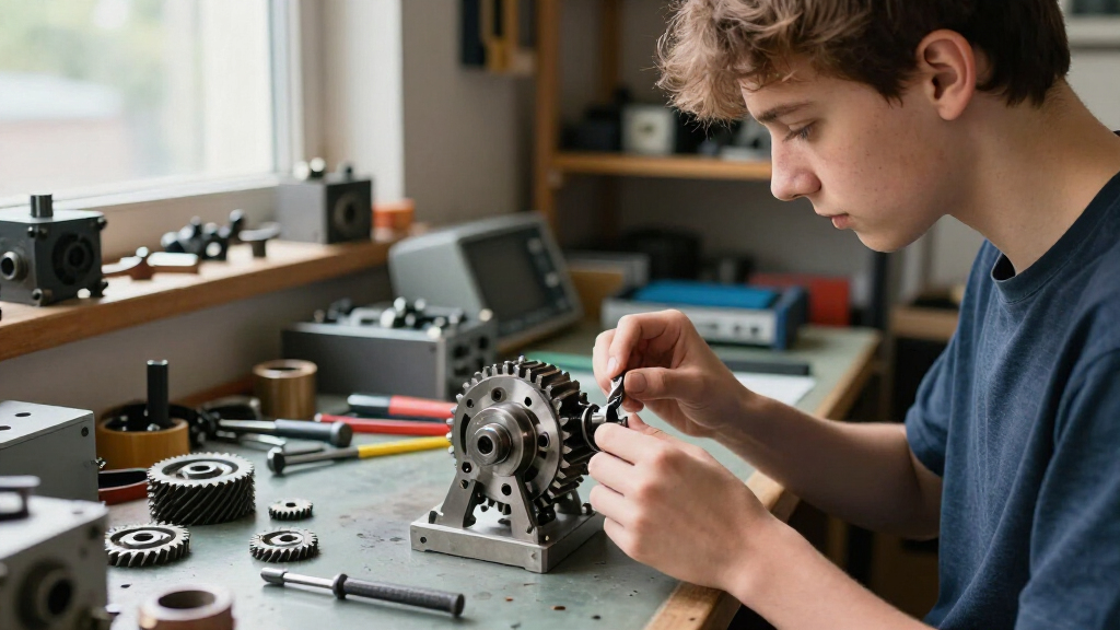 Show HN: I'm A 15 Year Old Wannabe Engineer, This Is A Cycloidal Gearbox I Built