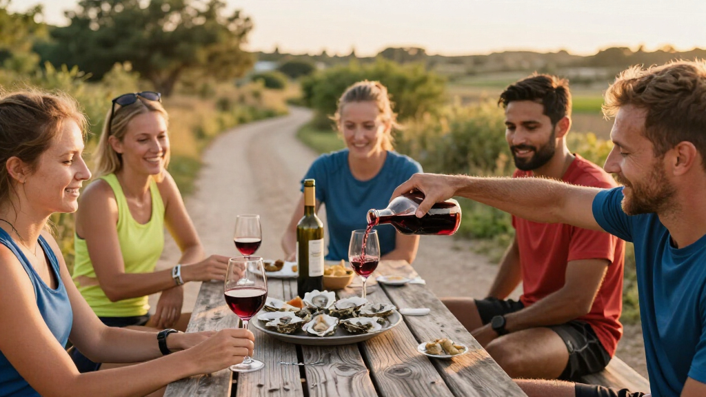 At This French Marathon, Runners Make Pit Stops For Wine And Oysters