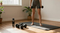 The Two Simple Tricks A Trainer Uses To Ensure Her Home Dumbbell Workouts Stay Effective