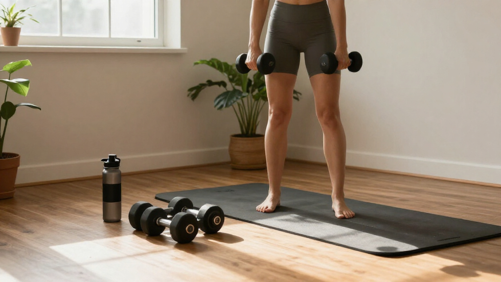 The Two Simple Tricks A Trainer Uses To Ensure Her Home Dumbbell Workouts Stay Effective